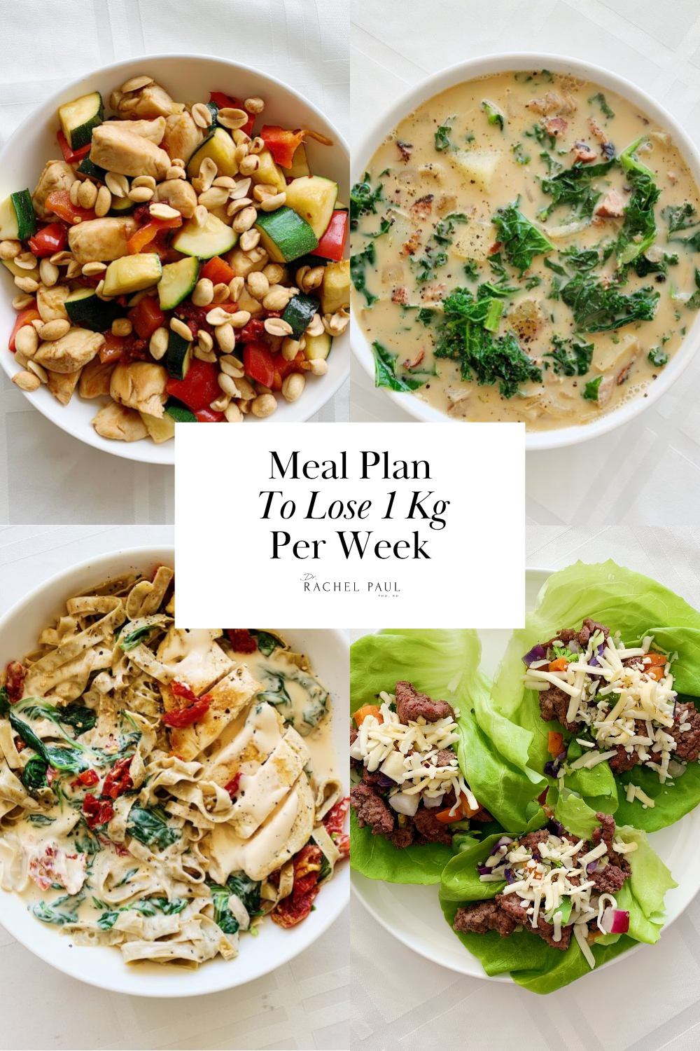 Meal Plan To Lose 1 Kg Per Week