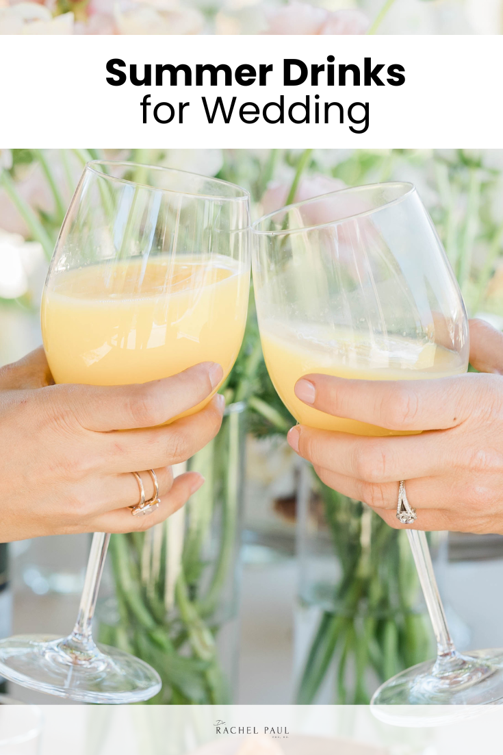 Summer Signature Drinks for Wedding