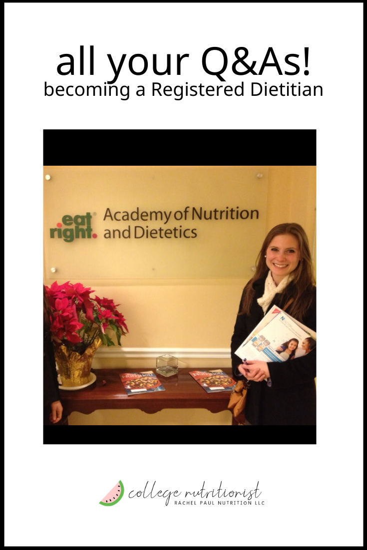 Q&amp;A - Becoming a Dietitian &amp; Careers in the Field