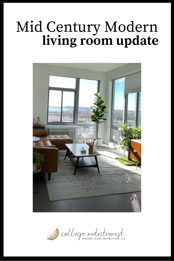 Mid Century Modern Living Room Update