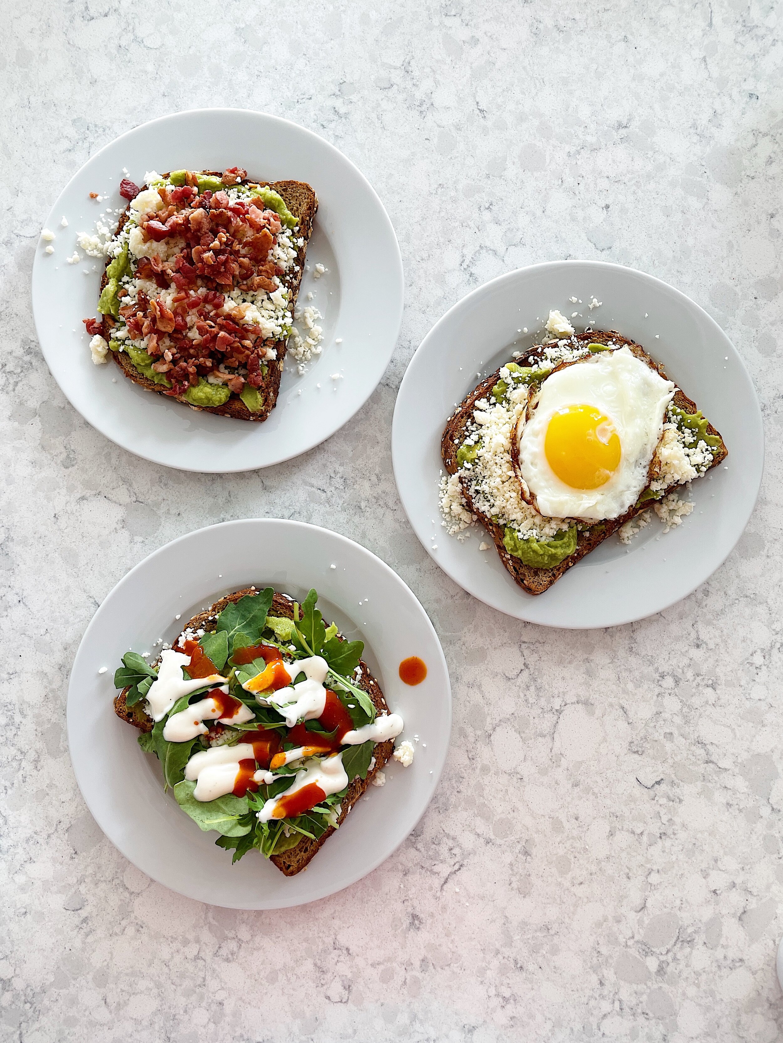 Cotija Cheese Breakfast Toast 3 Ways