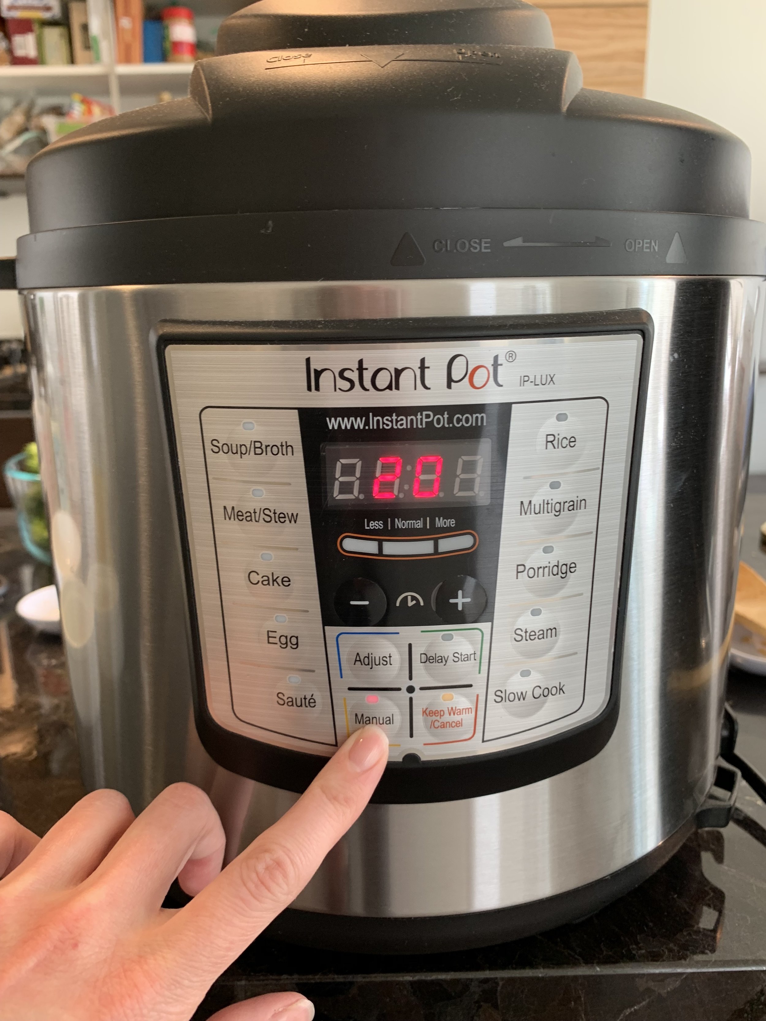 Instant Pot Set Manual Time