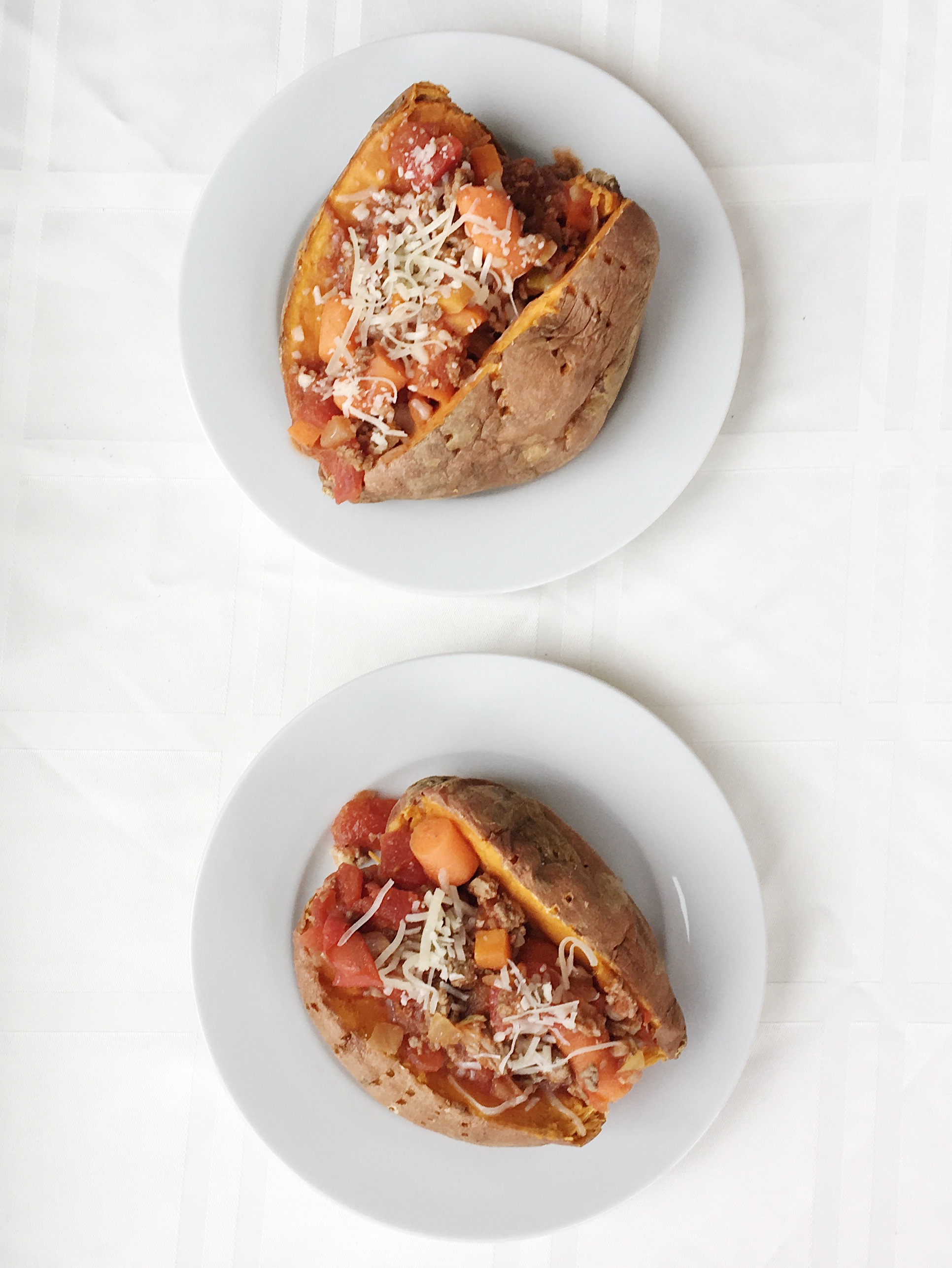 baked sweet potato | Healthy Microwavable Meals