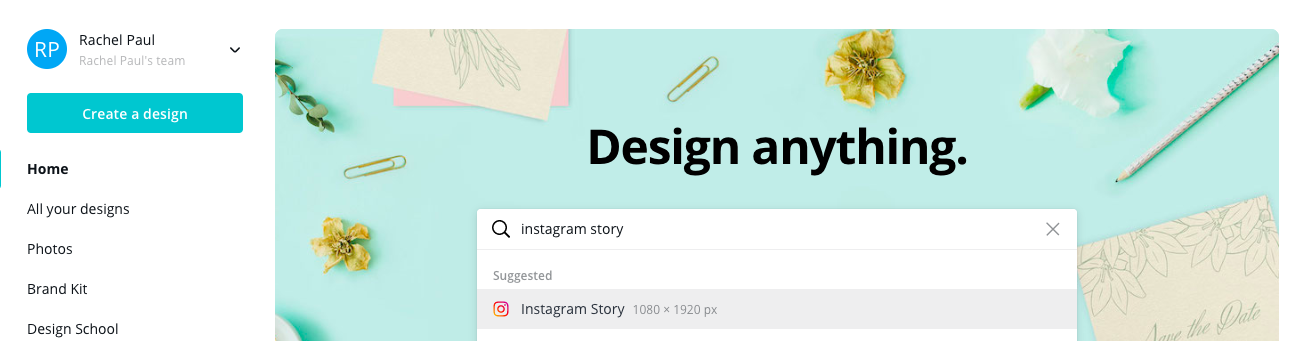 Search “Instagram Story” for phone wallpaper