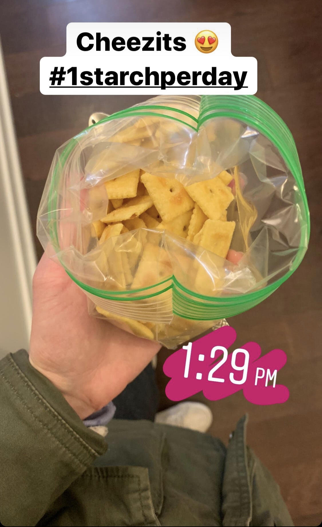 bag of cheezits