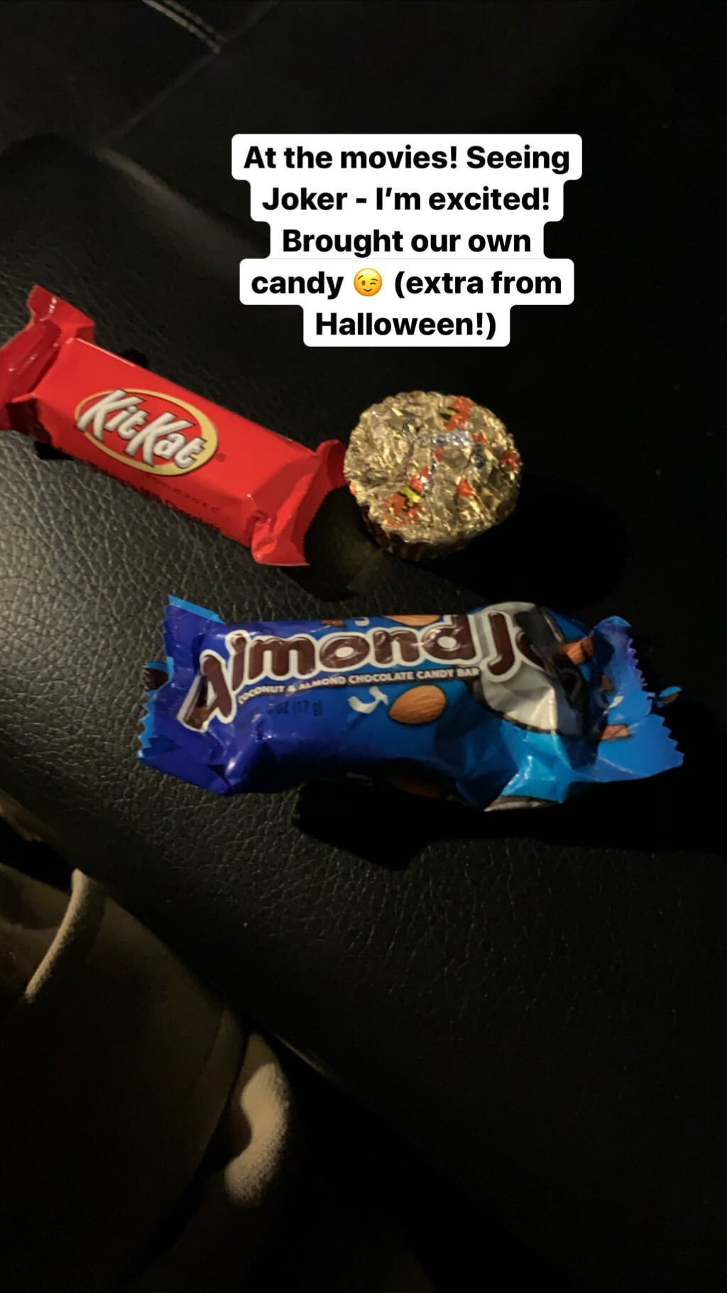 mini candies at the movies