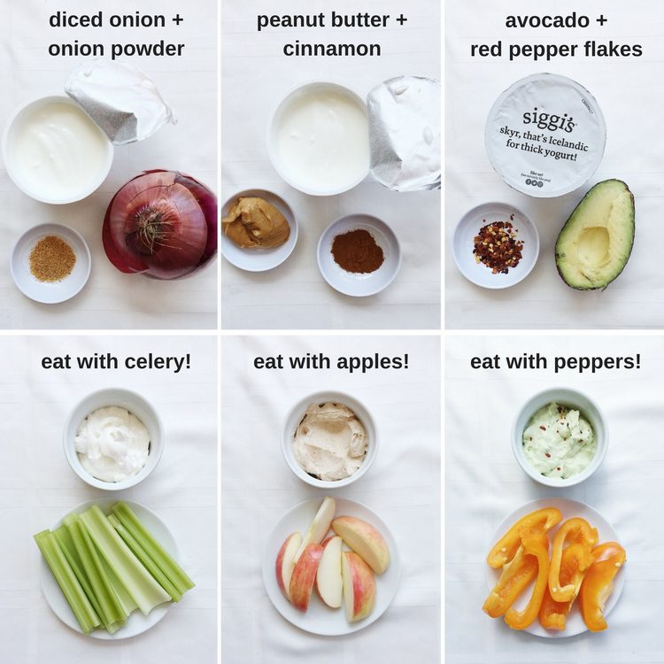 Three Ingredient Fancy Snack Dips