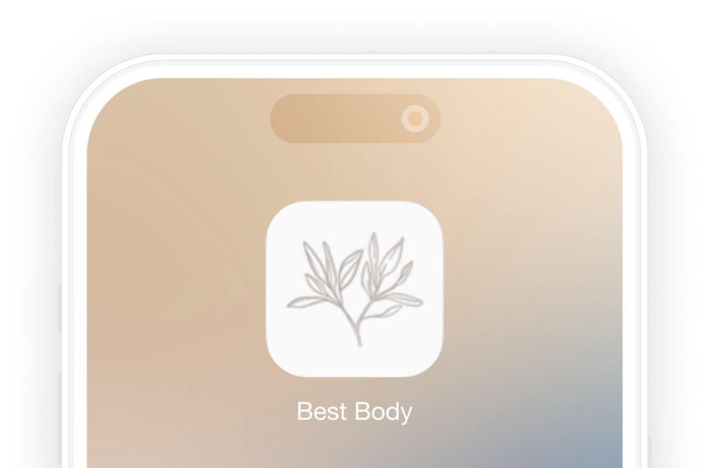 phone app icon for best body