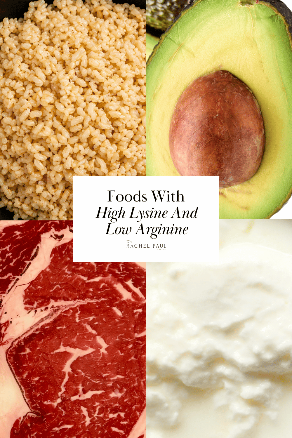 Foods With High Lysine And Low Arginine