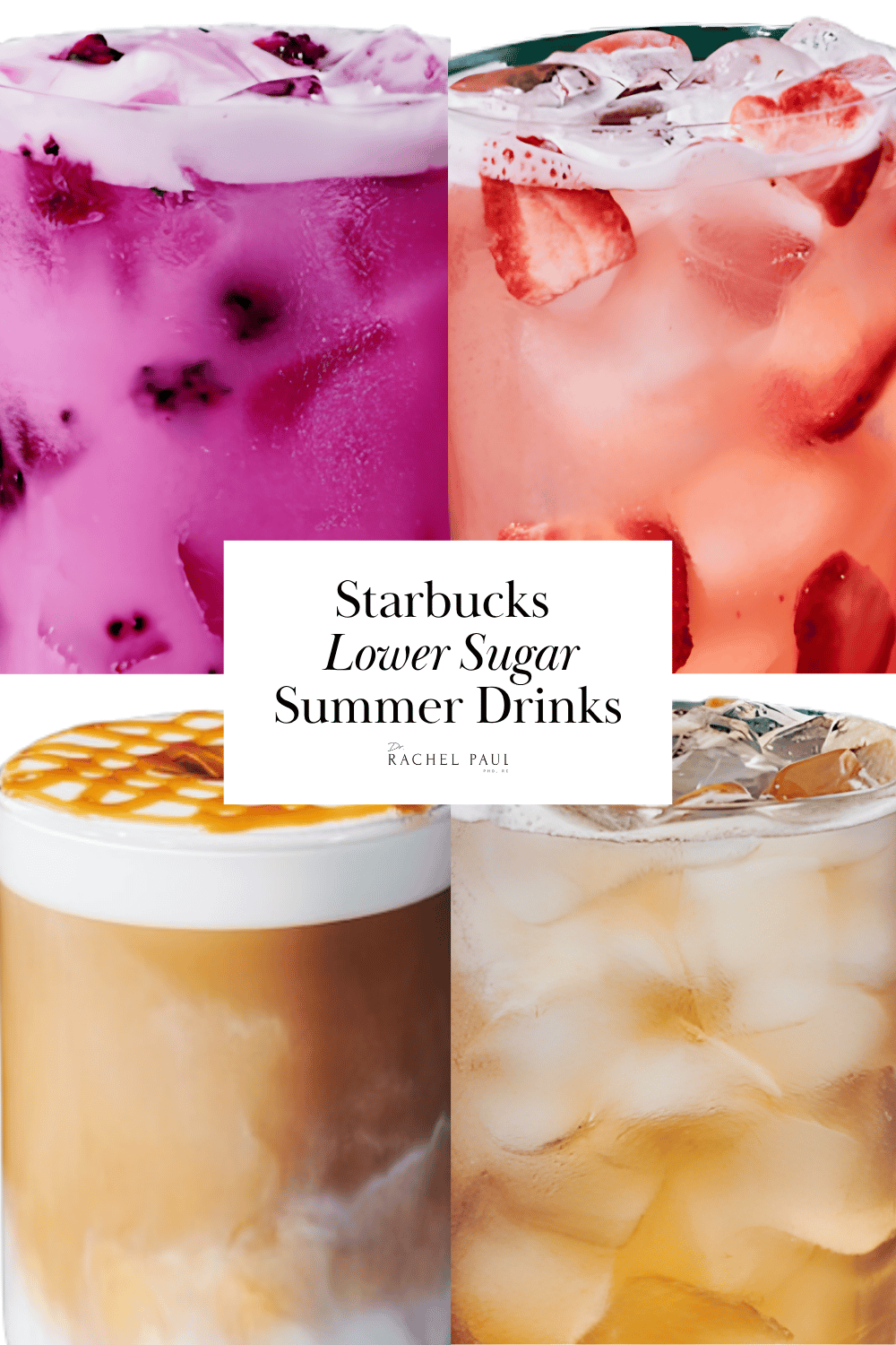 Starbucks Lower Sugar Summer Drinks