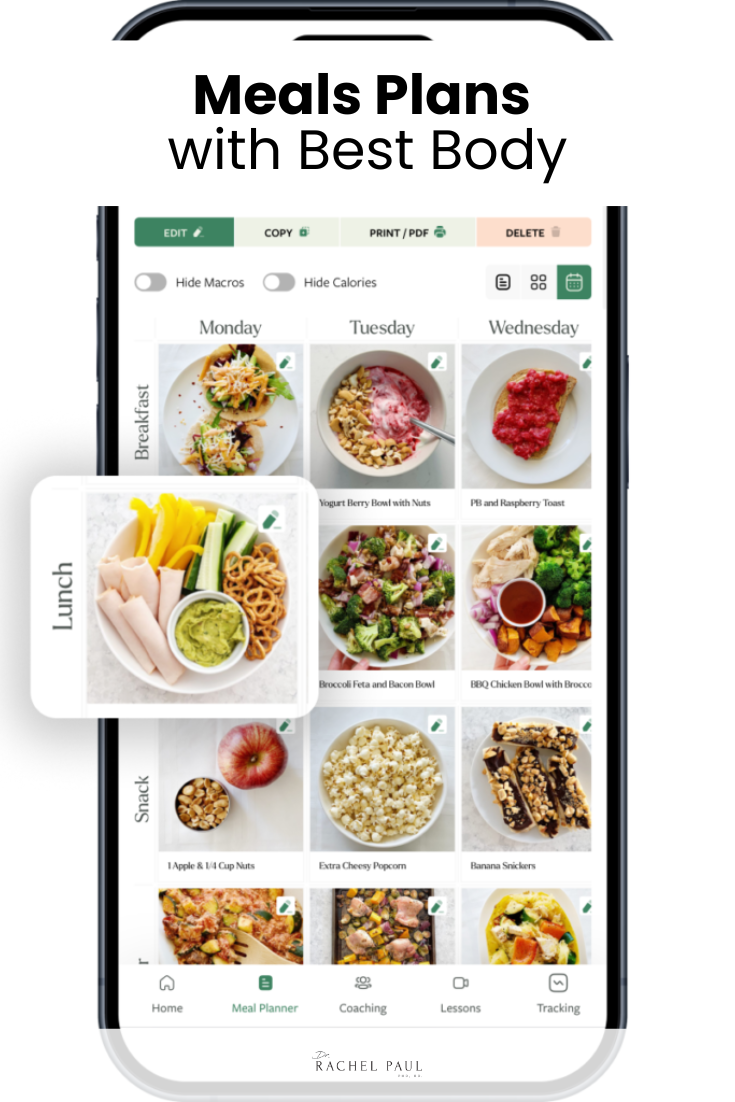 Customized Meal Plans with Best Body