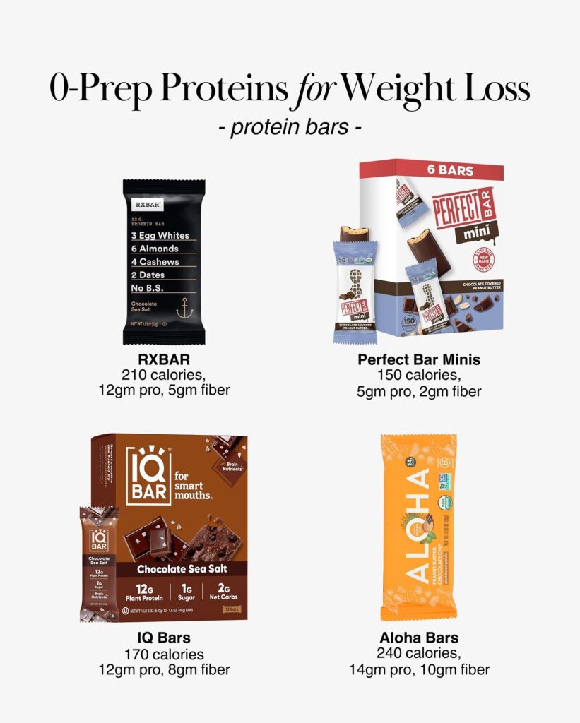 Assorted protein bars displayed in boxes and wrappers.