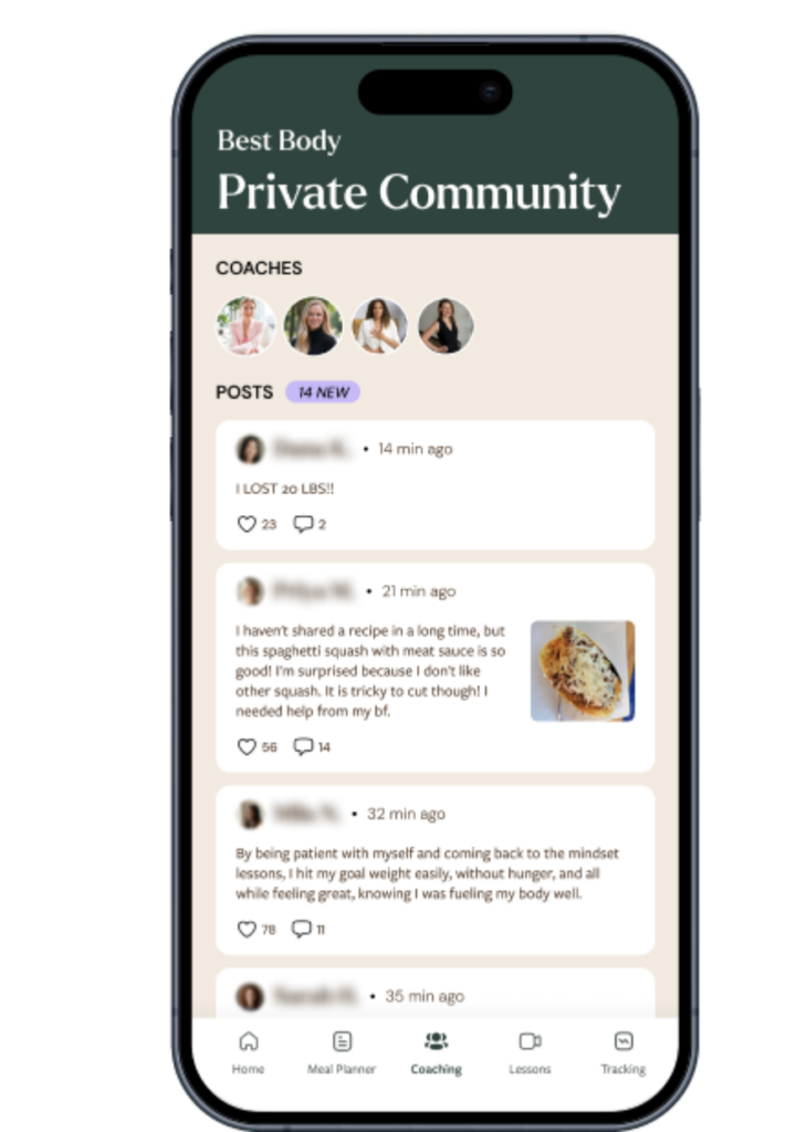 iPhone screenshot of community