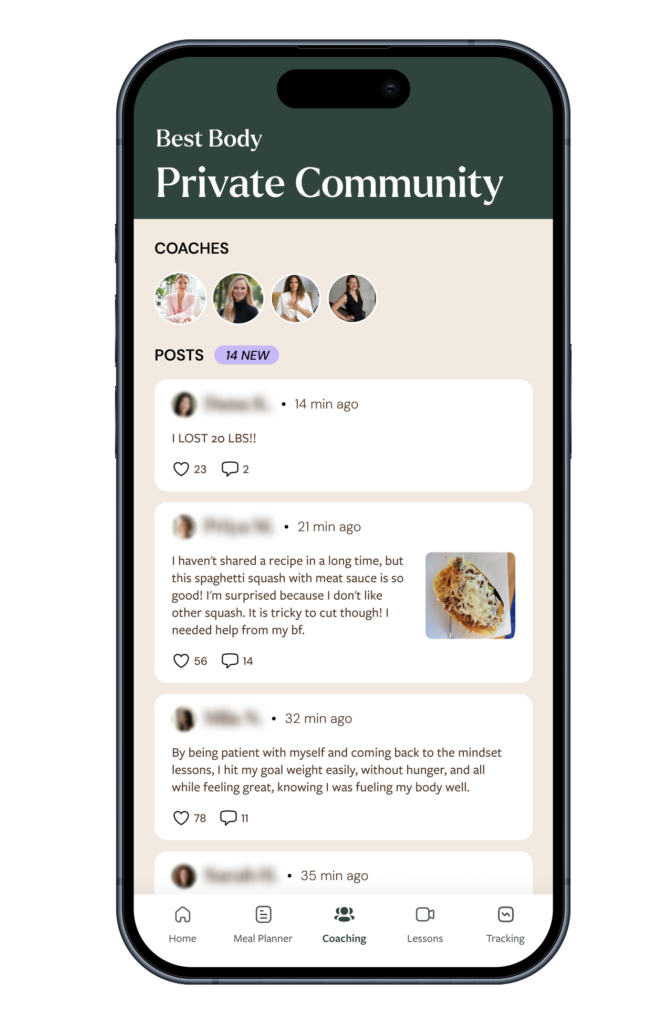 iPhone screenshot of community